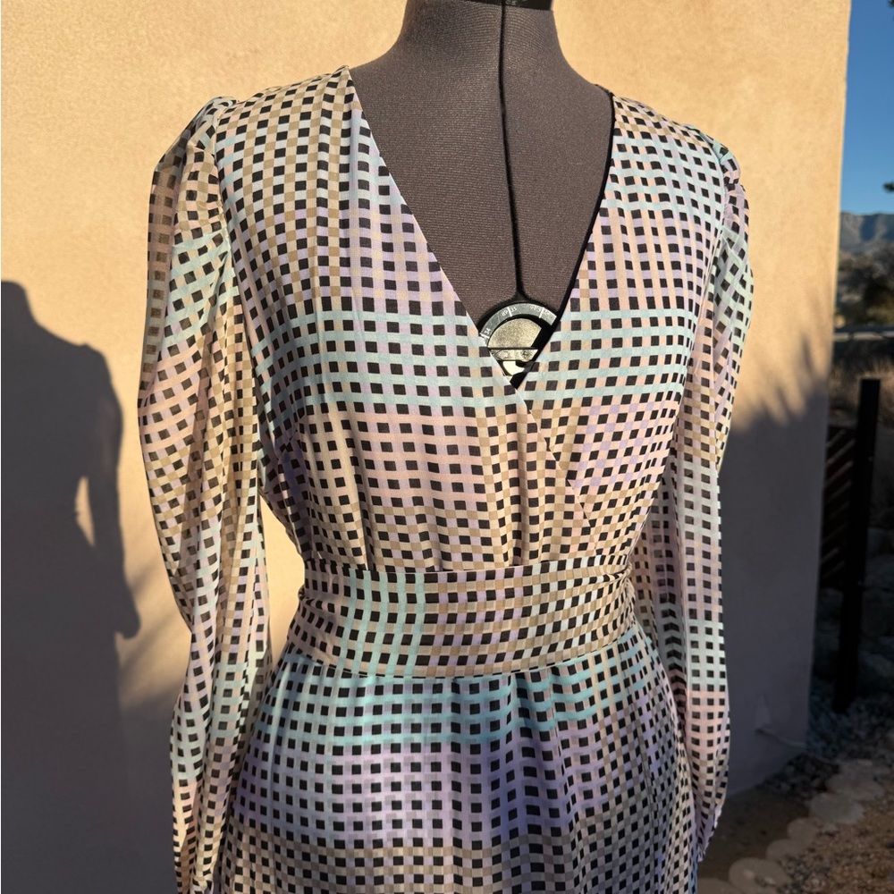 Calvin Klein Checkered Dress
